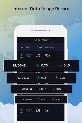 Net Speed Meter:Internet speed test,Wifi speedtest screenshot 3