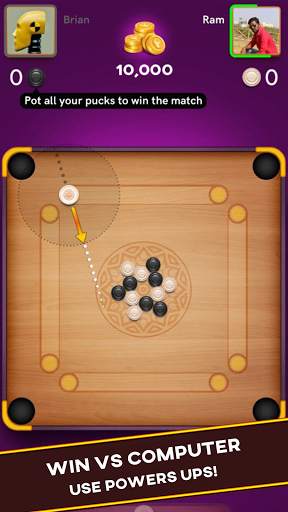 Carrom Queen - Best Online Carrom Disc Pool Game 1 تصوير الشاشة