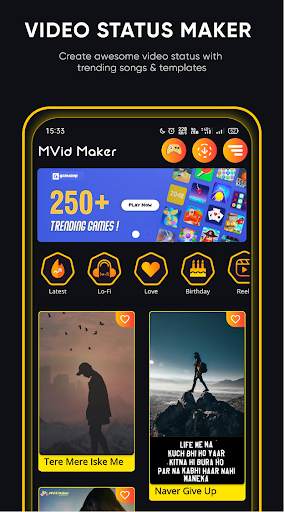 MVid Video maker 2021 - Lyrical Video Maker 2021 screenshot 2