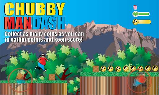 Chubby Man Dash скриншот 1