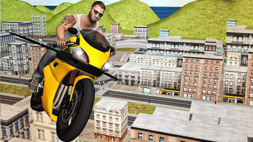 Fliegen Moto Racer 3D screenshot 2
