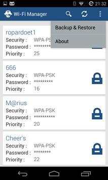 WiFi Manager[root] screenshot 3
