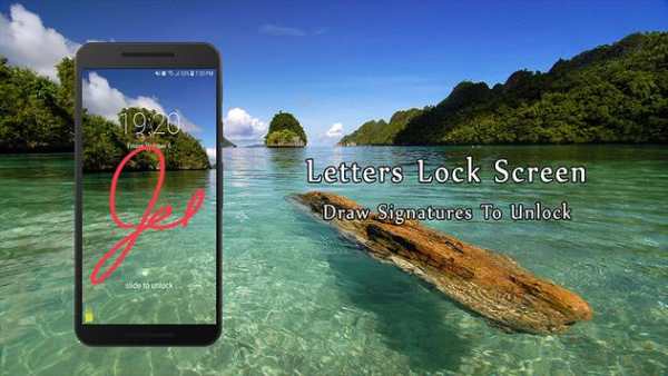 Letters Lock Screen - New Edition screenshot 2