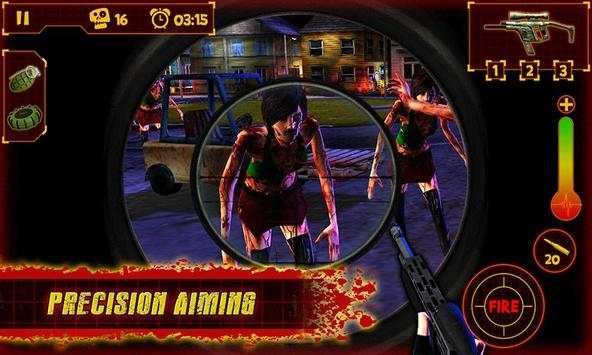 Zombie Sniper 3D screenshot 1