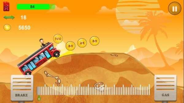 Upin Bus Extreme Hill Racing screenshot 4
