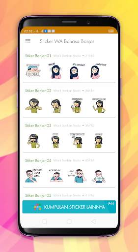 Stiker WA Bahasa Banjar screenshot 2
