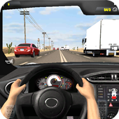Racing Car Traffic icon