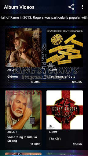 KENNY ROGERS Offline MP3 & Video Album Collection screenshot 12