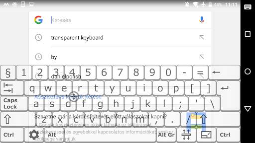 Transparent Keyboard screenshot 9