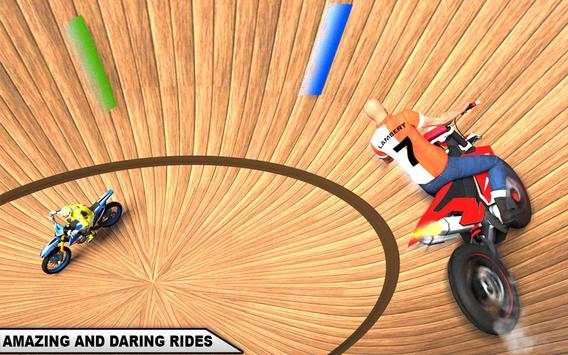 Well Of Death Games Bike Stunt Drive 3d screenshot 4