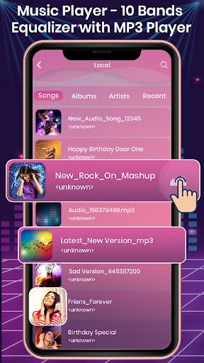 Music Player - 10 Bands Equalizer with MP3 Player screenshot 1