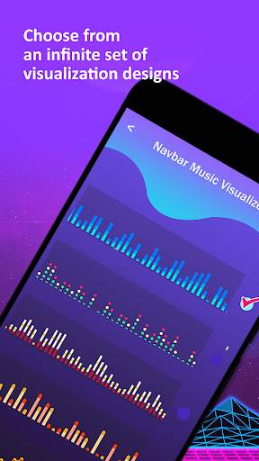 Music Visualizer on Navbar screenshot 2