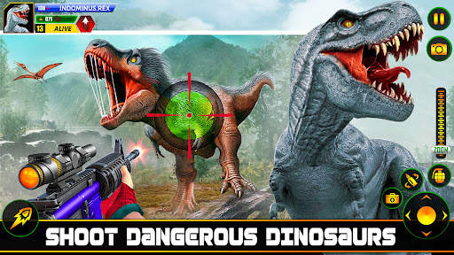 Wild Dino Hunting Gun Games скриншот 4