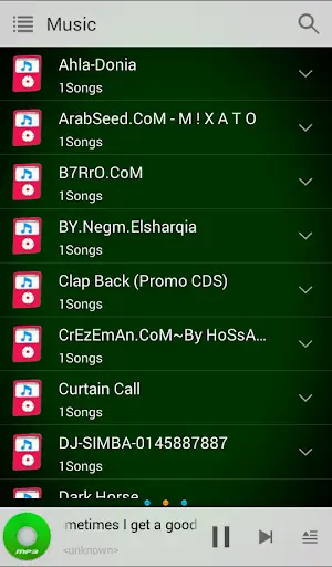 mp3 player for android screenshot 5