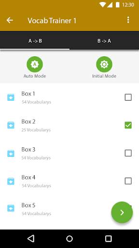 Vocabulary Trainer for Google Drive & WebDav 2 تصوير الشاشة