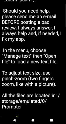 A Prompter for Android screenshot 3