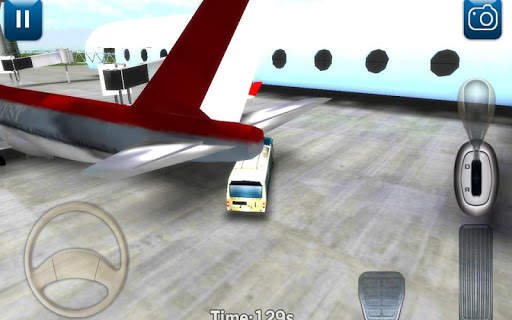 3D airport bus parking screenshot 3