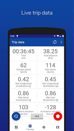 IterTrax Lite, GPS logger for cars and motorbikes screenshot 2