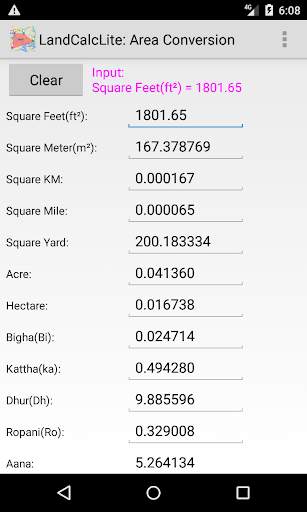 Land Calculator Lite - नापी (Napi/Naapi) screenshot 4