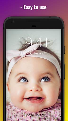 Your Babies Lock Screen & Wallpapers 2 تصوير الشاشة