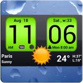 Flip Clock xTheme Widget 4x2 4.2.4