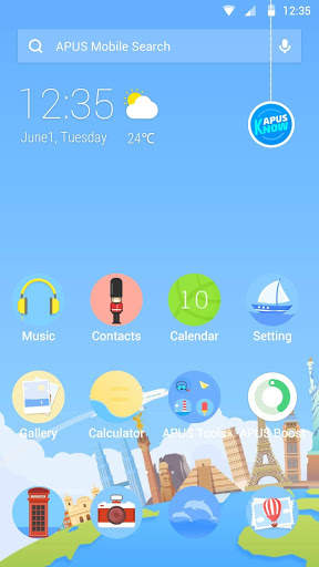 Welt-APUS Launcher theme screenshot 1