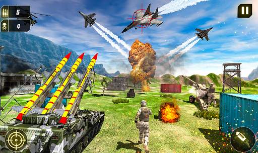 Military Missile Launcher:Sky Jet Warfare screenshot 21