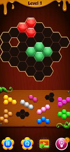 Hexa Puzzle Games that don't need wifi screenshot 2