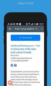 Temp Mail 24 screenshot 3