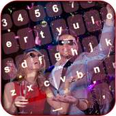 New Year Party Photo Keyboard logo