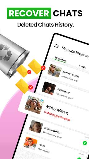 Recover Deleted Messages & Media for whatsapp screenshot 3