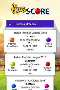 Cricket Live Line : Fastest Score for IPL 2018 screenshot 18