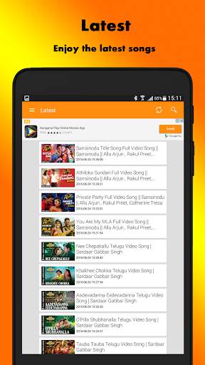 Telugu HD Video Songs screenshot 1