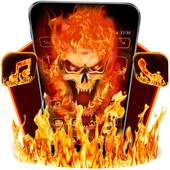 Lively Evil Fire Skull Theme 1.1.2