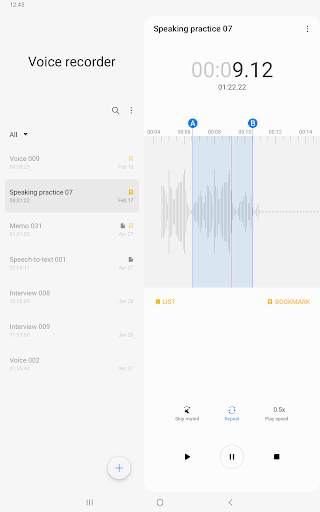 Samsung Voice Recorder screenshot 8