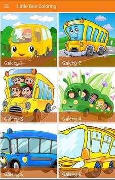 Little Bus Coloring screenshot 1