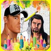 How To draw WWE