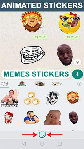 Animated Memes Stickers For WhatsApp screenshot 1