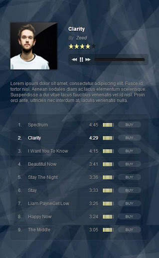 Zedd ""Clarity" Songs screenshot 2