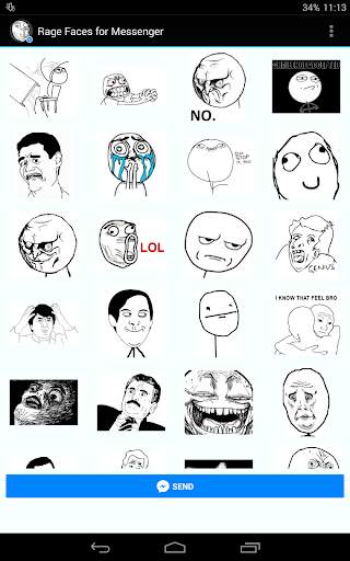 Rage Faces for Messenger screenshot 2