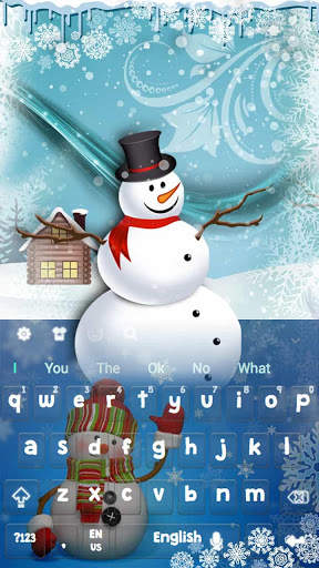 The snowman - Theme for keyboard ☃️ screenshot 4