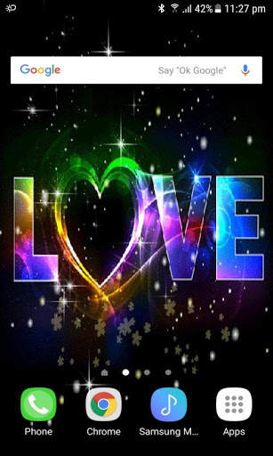 Love Shine Heart LWP 2 تصوير الشاشة