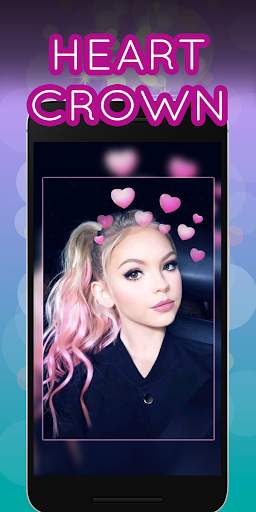 Heart Crown Photo Filter Camera screenshot 1