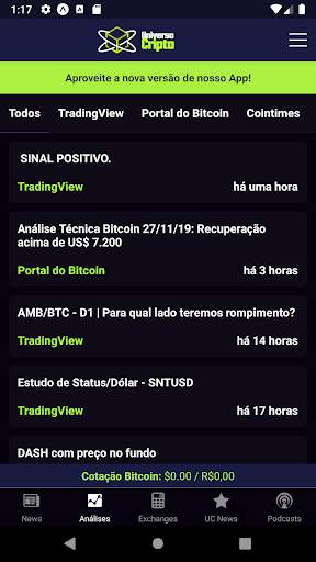 Cotação Bitcoin e Notícias de Criptomoedas por UC screenshot 3