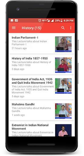 UPSC Videos for IAS, IPS, IFS, CSAT, Daily Gk screenshot 6