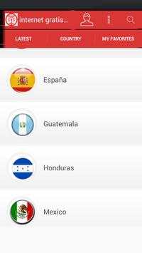 Internet Gratis Android 2016 screenshot 4