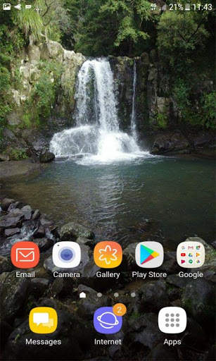 Mini Waterfall Live Wallpaper स्क्रीनशॉट 3