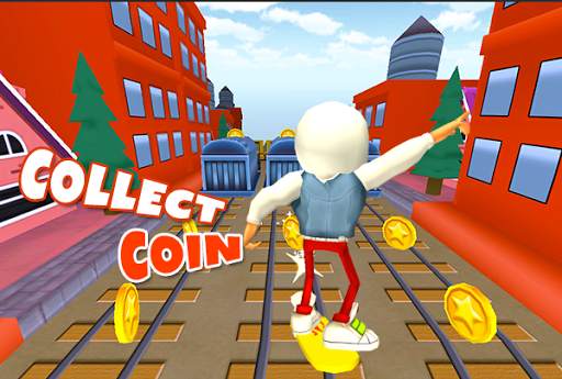 3D Subway Rail Dash Run screenshot 3