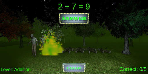 Zombie Math screenshot 2