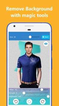Men Pro Shirt Photo Suit screenshot 3